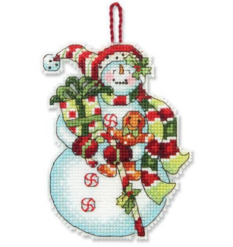 8915-DMS Снеговик со сладостями (украшение)