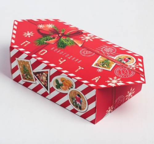 4381607 Сборная коробка-конфета «Новогодняя почта»