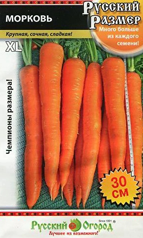 Морковь Русский  размер 200шт