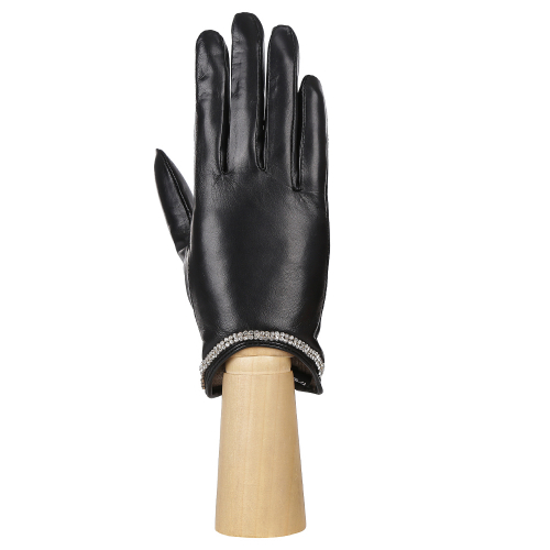 Перчатки, натуральная кожа, Fabretti 15.12-1 black