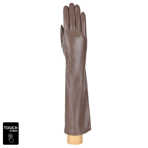 Перчатки, натуральная кожа, Fabretti S1.42-10s taupe