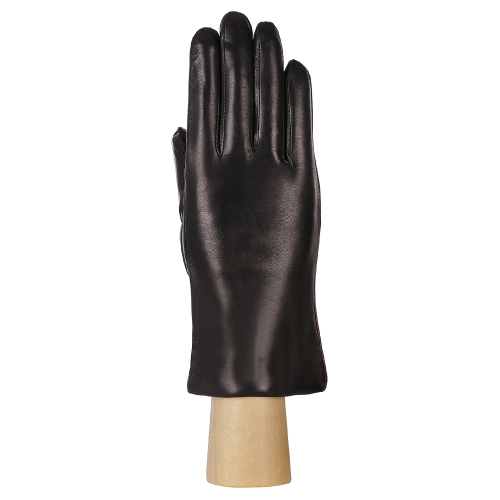 Перчатки, натуральная кожа, Fabretti F7-1/8 black/bordo