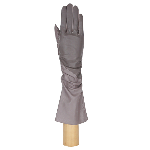 Перчатки, натуральная кожа, Fabretti 12.61-9 grey