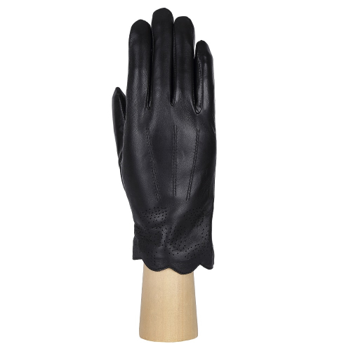 Перчатки, натуральная кожа, Fabretti 12.29-1 BLACK