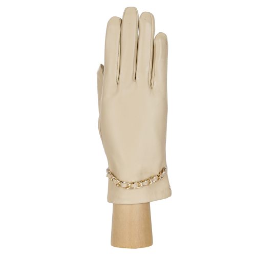 Перчатки, натуральная кожа, Fabretti 15.35-3s beige