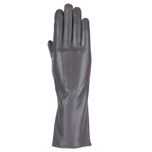 Перчатки, натуральная кожа, Fabretti 12.6-9 grey