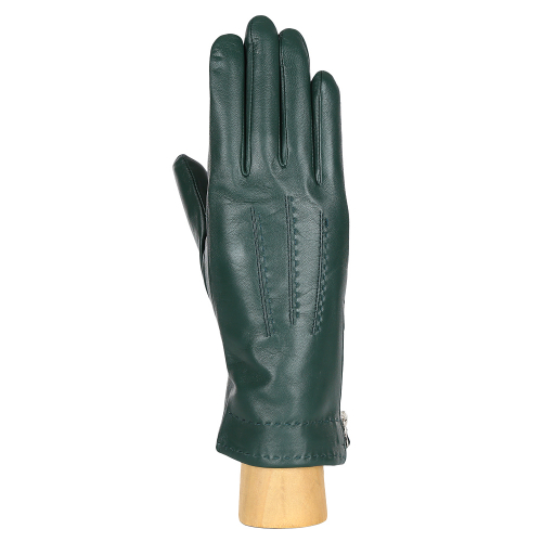 Перчатки, натуральная кожа, Fabretti 12.71-15 green