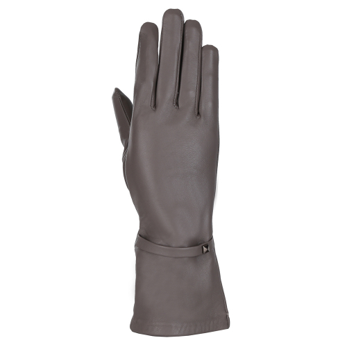 Перчатки, натуральная кожа, Fabretti 15.29-9 grey