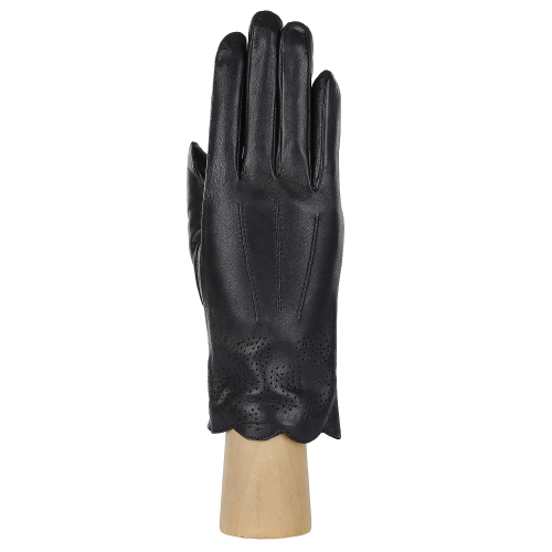 Перчатки, натуральная кожа, Fabretti 12.29-1S BLACK