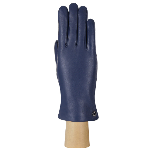 Перчатки, натуральная кожа, Fabretti F14-11 blue