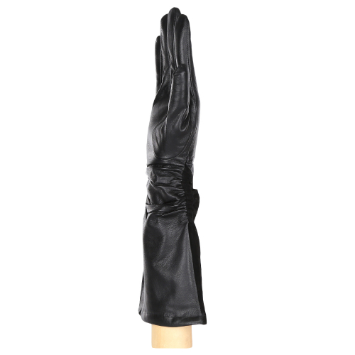 Перчатки, натуральная кожа, Fabretti 12.61-1 black