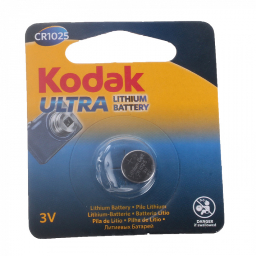  Батарейки Kodak CR1025 литиевые 1/BL 