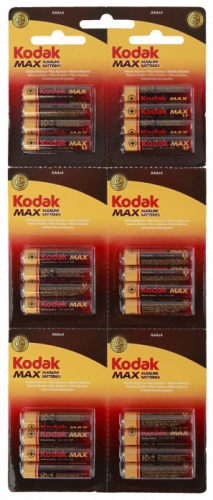 Батарейки Kodak ААА (aaa) LR03 24/BL, Max