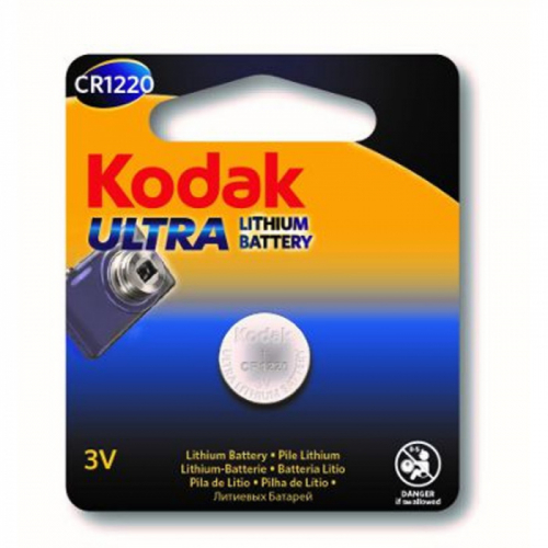 Батарейки Kodak CR1220 литиевые 1/BL 