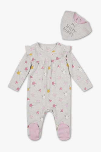 Baby-Schlafanzug - Bio-Baumwolle - 2 teilig