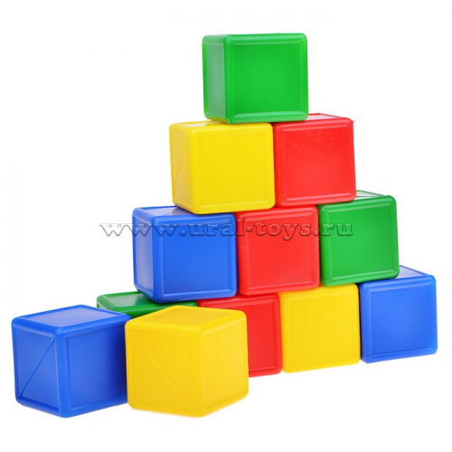 Набор кубиков с борт. (12 эл)
