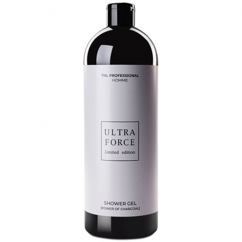 Мужской гель для душа TNL Ultra Force с черным углем