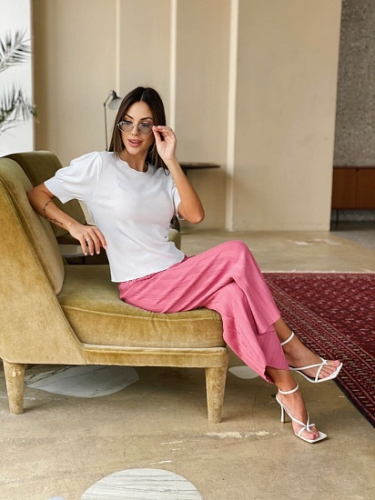  1130 р 2520 р   Брюки-кюлоты женские 0291914918085_42; вискоза/нейлон; розовый