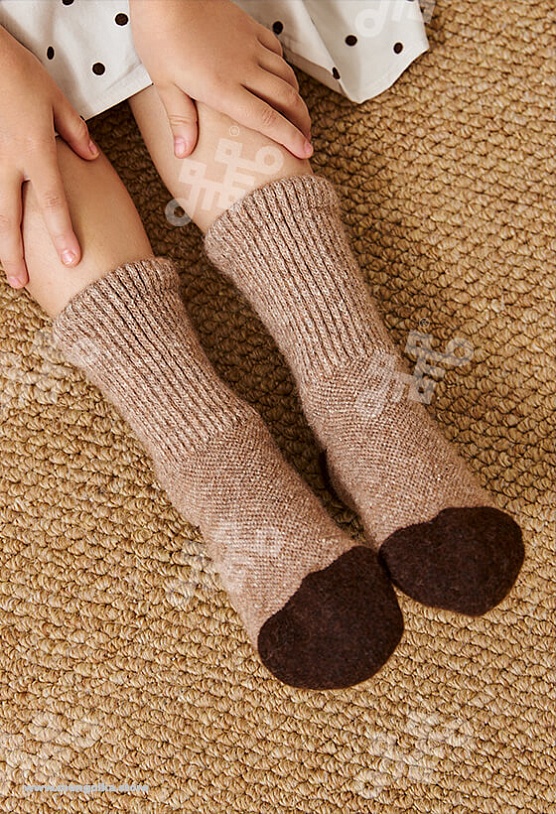 Носки детские из монгольской шерсти         (арт. 02170)