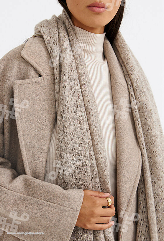 Палантин из 100% монгольской шерсти (арт. 05117)