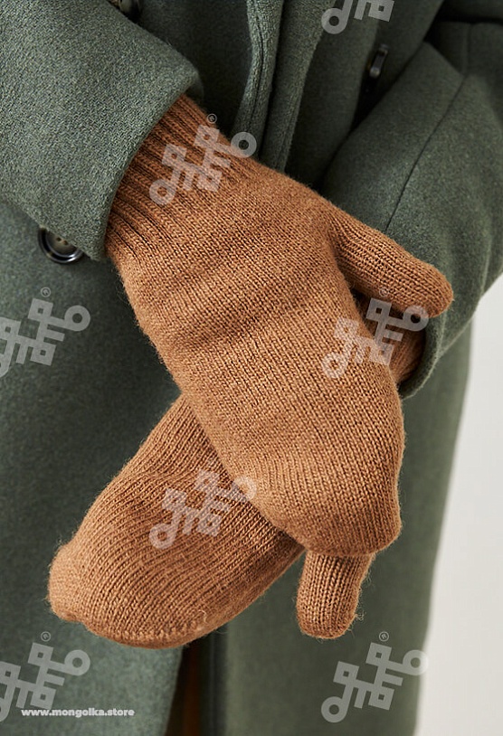 Шерстяные варежки (арт. 04110)