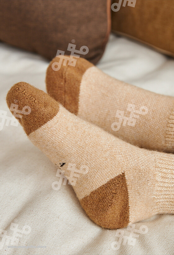 АКЦИЯ! ЦЕНА БЫЛА 305 Р.Носки детские из монгольской шерсти (арт. 02102)