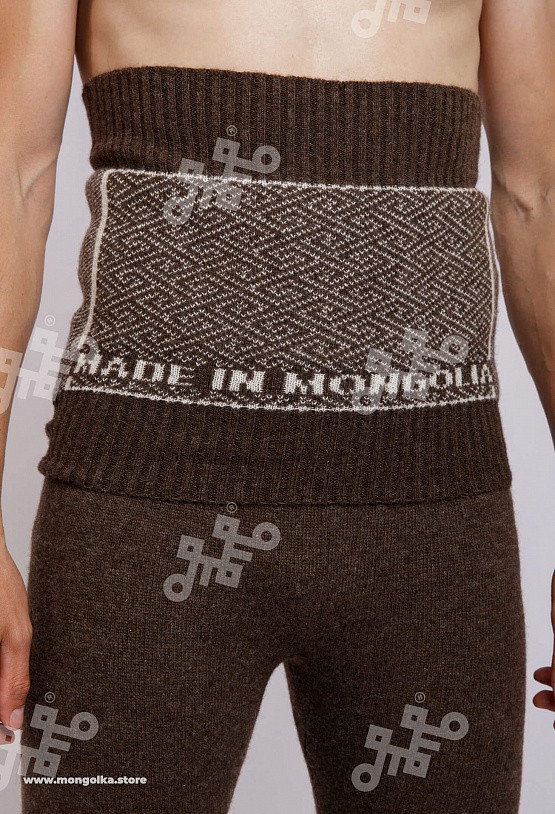 Пояс вязаный из 100% монгольской шерсти (арт. 03117)