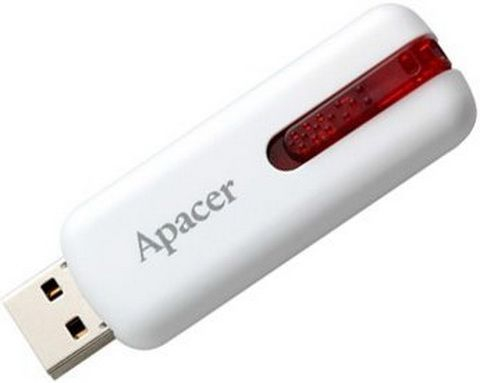  Флешка (флэш) Apacer USB flash drive 4GB AH326 (белый)
