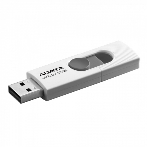   Флешка (флэш) Adata USB flash drive 32 GB UV220 (бело-серый)