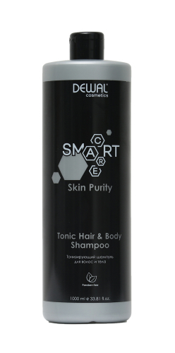 DEWAL Cosmetics SMART CARE Skin Purity Tonic Shampoo Hair & Body Шампунь тонизирующий для волос и тела