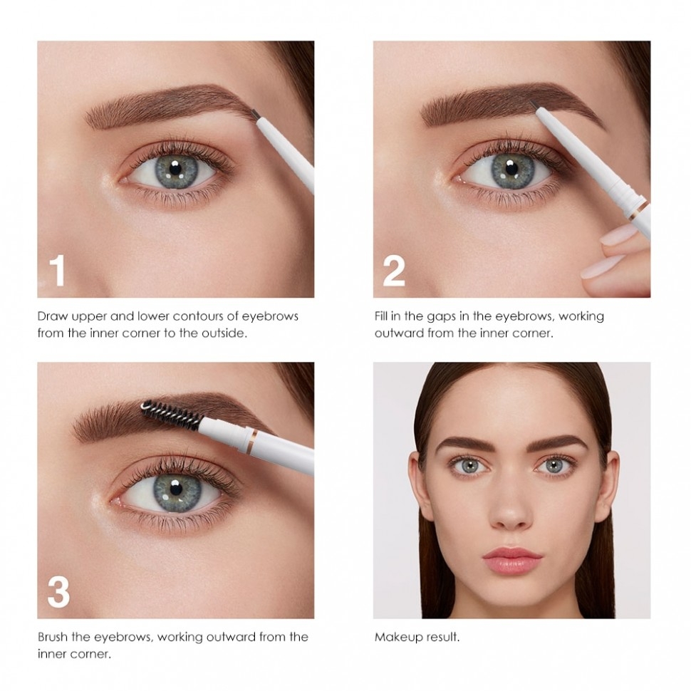 Карандаш для бровей O.TWO.O Eyebrow Pencil (арт. 9991) (КОПИИ)