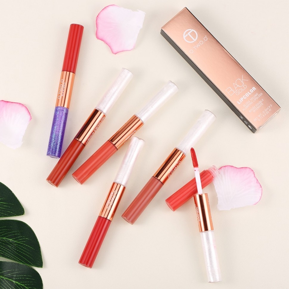 Блеск для губ 2 в 1 матовый O.TWO.O Lip Color 3.5ml (арт. 6034) (КОПИИ)