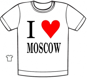 Футболка I love Moscow