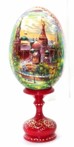 Яйцо Москва цветы 17 см