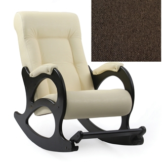 Кресло-качалка моод.44 (Маальта -15/Веенге/Беез лозы) ткань
