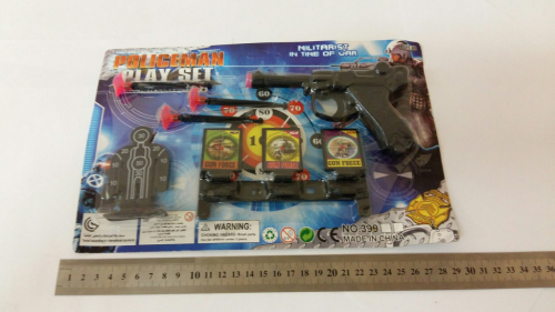 Детский набор пистолет с мишенью POLICEMAN Арт.399