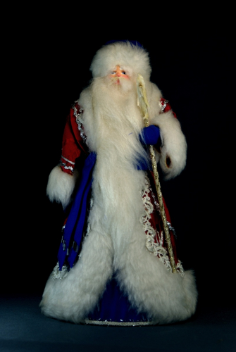 Кукла сувенирная фарфоровая.  Дед Мороз. Сказочный персонаж.