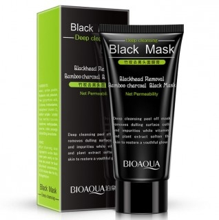 BIOAQUA Blackhead Removal Bamboo Charcoal Black Face Mask Deep Cleaning 60g (КОПИИ)