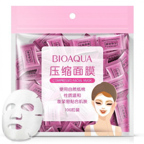 Прессованные маски-таблетки для лица BioAqua арт. 8135 100шт (КОПИИ)