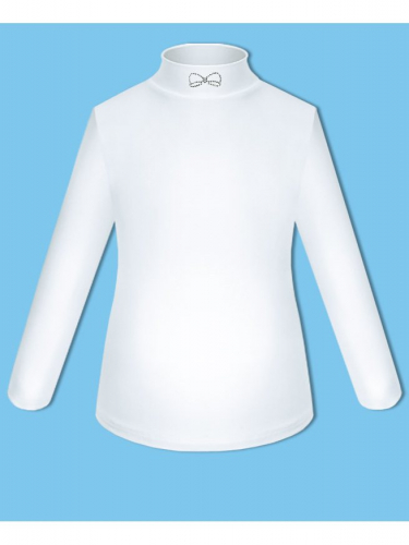 Школьная белая блузка для девочки 74508-ДШ18
