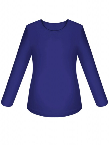 Синий джемпер (блузка) для девочки 802013-ДОШ19