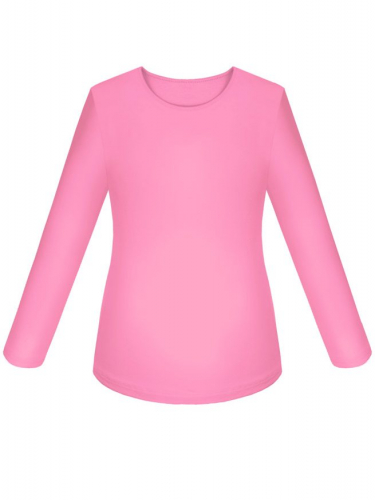 Розовый школьный джемпер (блузка) для девочки 80202-ДОШ19