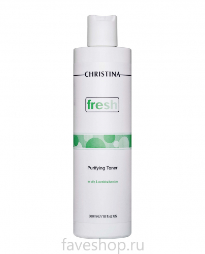 CHR007, Purifying Toner for oily skin withLemongrass  - Очищающий тоник с лемонграссом для жирной кожи, 300, Christina