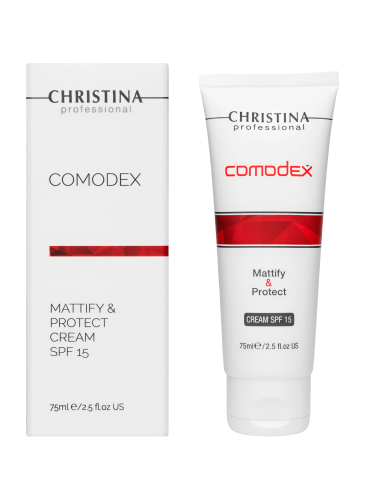 CHR634, COMODEX  Mattify & Protect Cream SPF15  - Матирующий защитный крем SPF15, 75, Christina