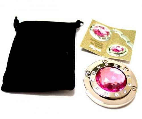 Держатель-крючок для сумок Elegant Элегант (розовый)