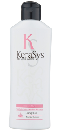 Шампунь восстанавливающий для поврежденных волос с секущимися концами KERASYS Hair Clinic System Damage Care Repairing Shampoo Supplying Shine180мл