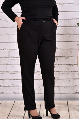 Черные укороченные брюки | b0632