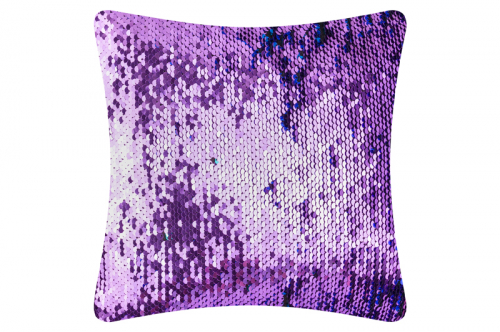 Подушка декоративная с пайетками 40*40 см 