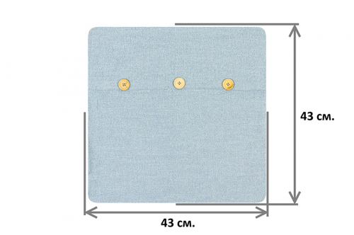 Наволочка декор 43*43 см 