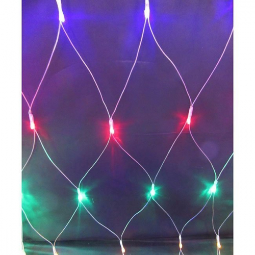 Электрическая гирлянда Сетка 3х3м 300л LED 8реж 33м цветной МК-19147 РАСПРОДАЖА в Нижнем Новгороде